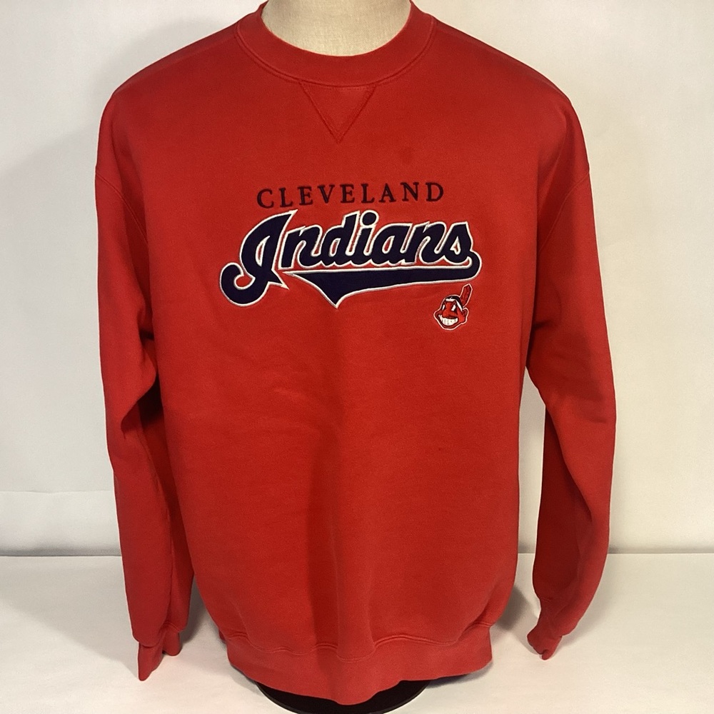 MLB Cleveland Indians Baseball Vintage men’s heavyweight sweatshirt size Medium